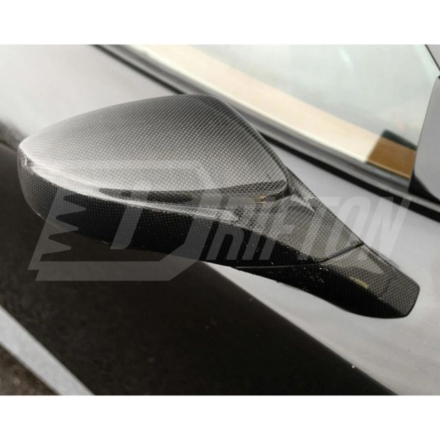 Dry Carbon Fiber Mirror Caps For Ferrari 488 GTB 2015-2018