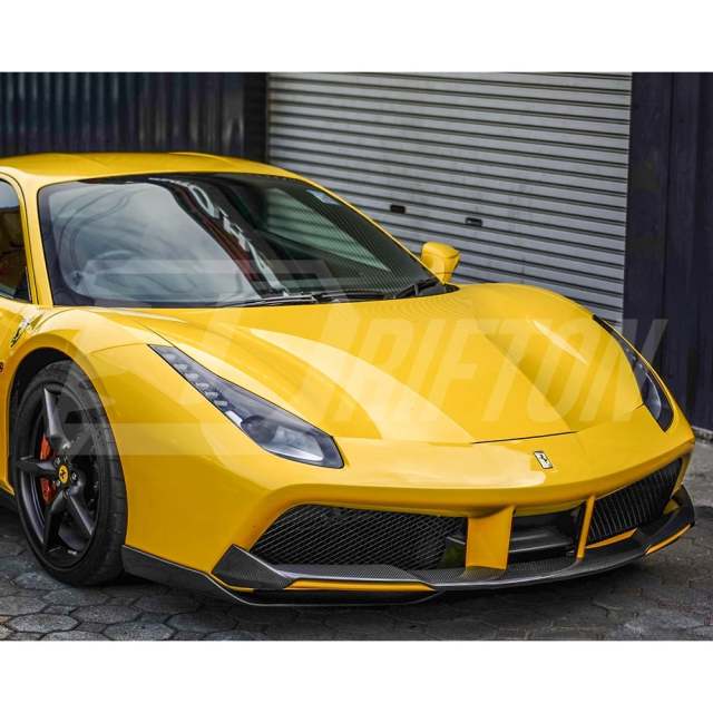 Novitec Style Dry Carbon Fiber Front Splitter For Ferrari 488 GTB Spider 2015-2018
