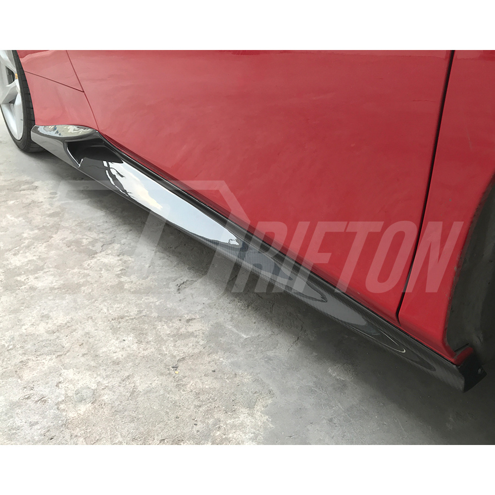 Novitec Style Dry Carbon Fiber Side Skirt For Ferrari 488 GTB Spider 2015-2018