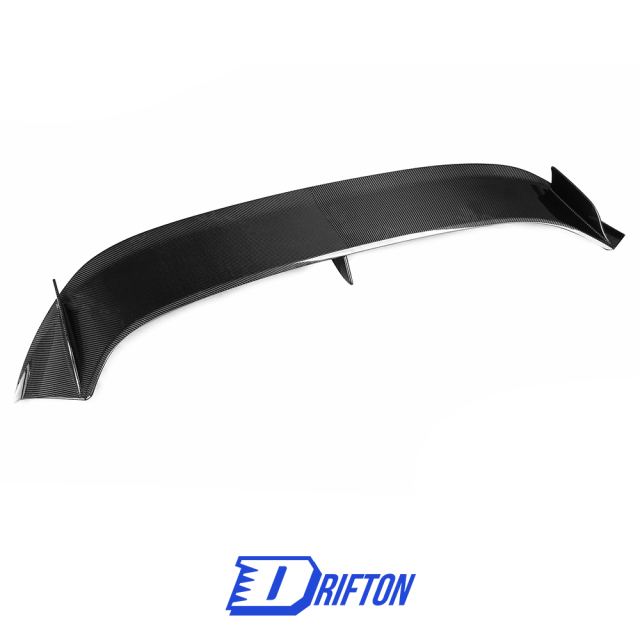 PT Style Dry Carbon Fiber Rear Spoiler Wing For Ferrari F8 Tributo Spider 2019-2022
