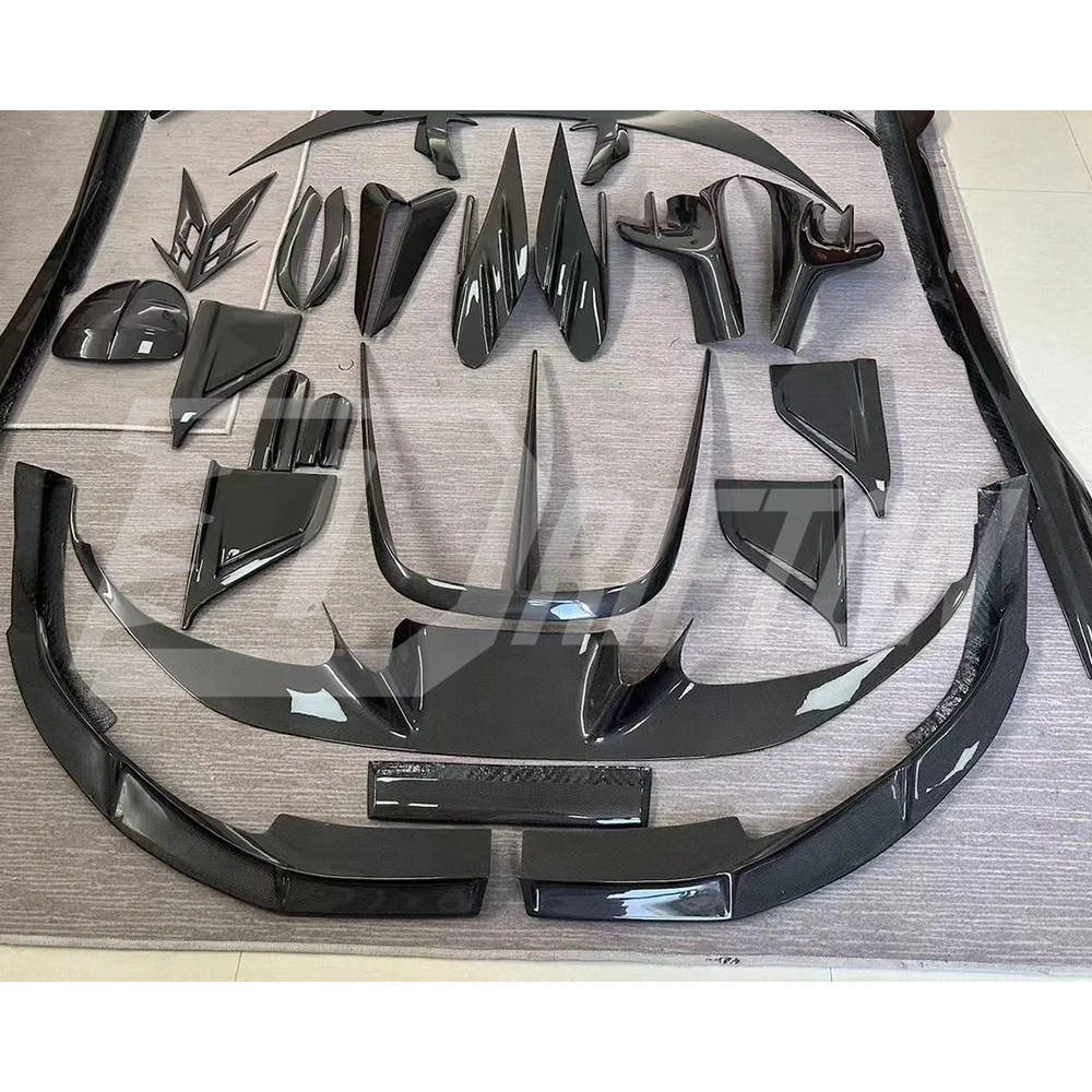 Mansory Style Dry Carbon Fiber Aero Body Kit For Ferrari F8 Tributo Spider 2019-2022