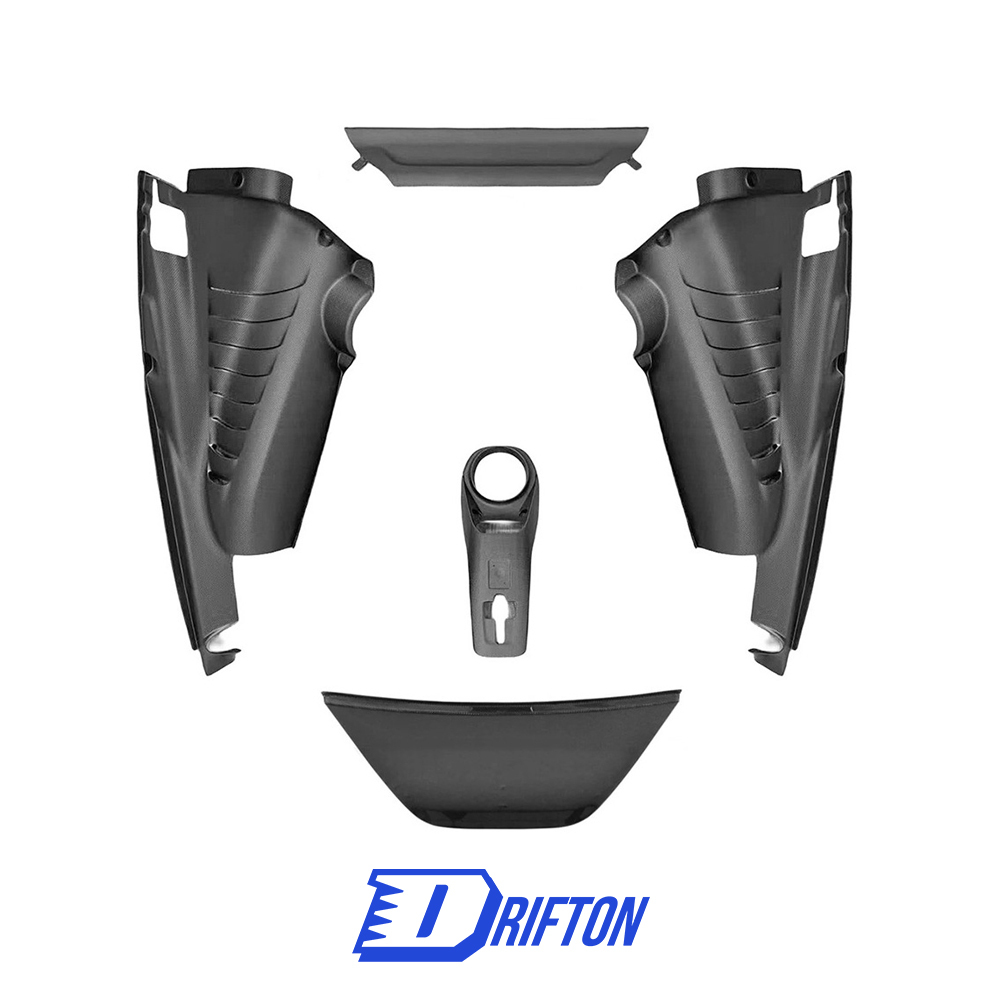 Dry Carbon Fiber Engine Bay Set Cover Kits For Ferrari F8 Tributo 2019-2022