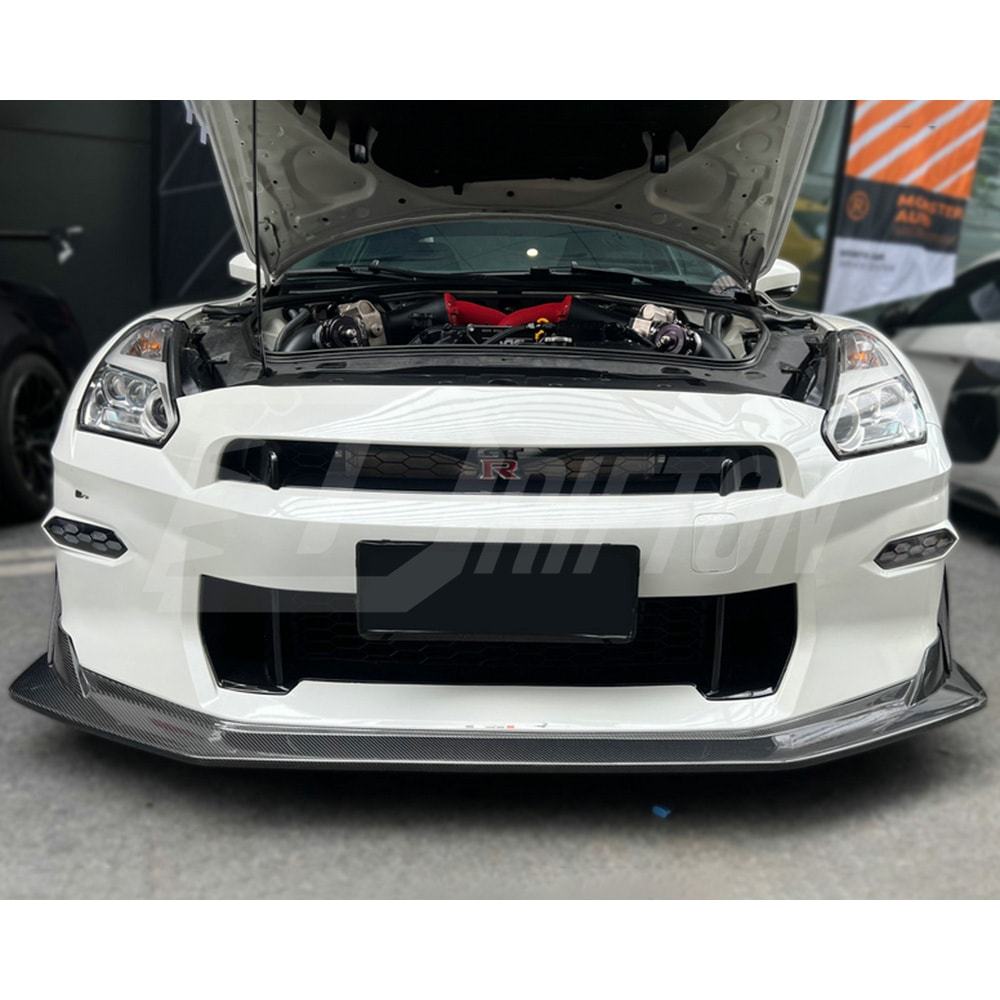 Phoenix Power Style Carbon Fiber Front Lip For Nissan R35 GTR 2024+