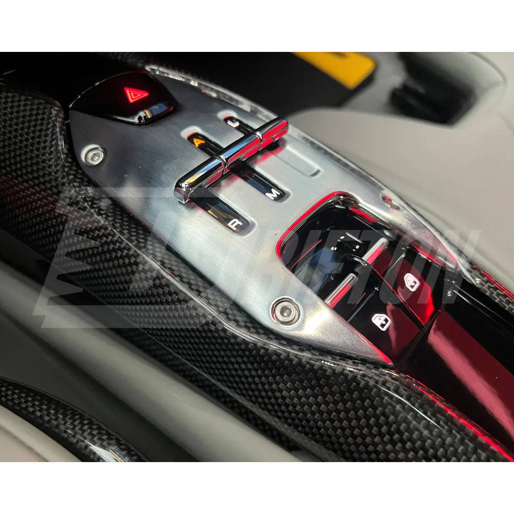 Dry Carbon Fiber Interiors Kits Center Console Parts For Ferrari 296 GTB 2021-2025