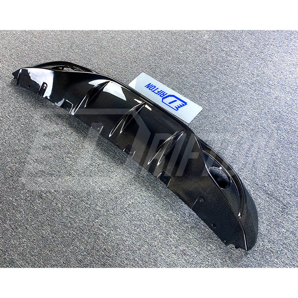 B Style Carbon Fiber Rear Diffuser For Alfa Romeo Giulia Sport 2016-2018