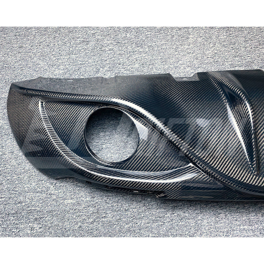B Style Carbon Fiber Rear Diffuser For Alfa Romeo Giulia Sport 2016-2018