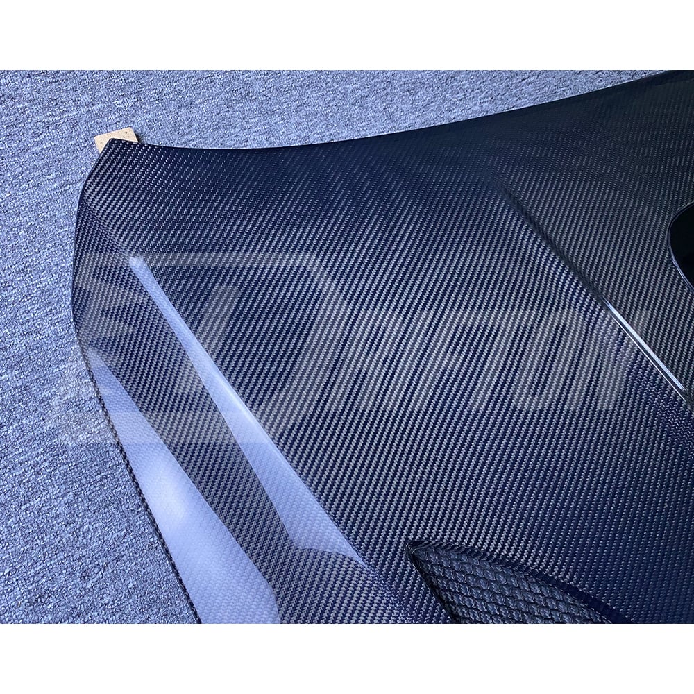 Carbon Fiber Hood With Glass For Alfa Romeo Quadrifoglio Giulia 2016-2023
