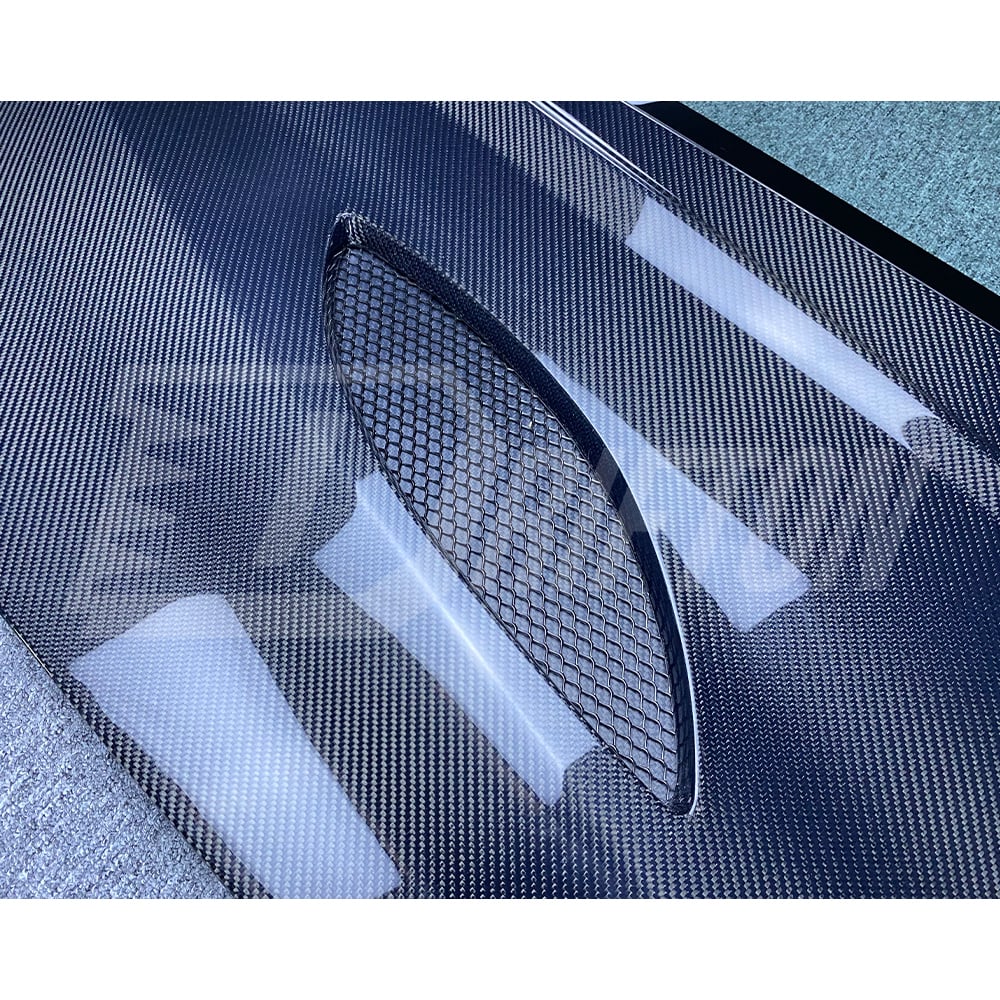 Carbon Fiber Hood With Glass For Alfa Romeo Quadrifoglio Giulia 2016-2023