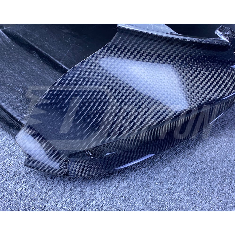 OEM Style Carbon Fiber Rear Diffuser For Alfa Romeo Giulia Quadrifoglio 2016-2023