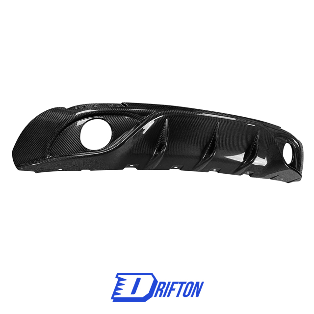 B Style Carbon Fiber Rear Diffuser For Alfa Romeo Giulia Sport 2016-2018