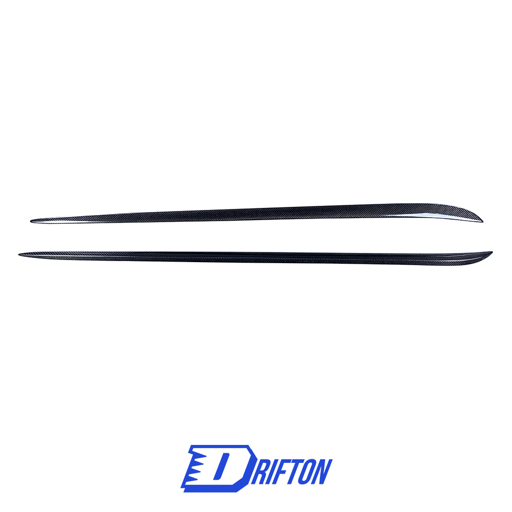 OEM Style Carbon Fiber Side Skirt Trim For Alfa Romeo Giulia Quadrifoglio 2016-2023