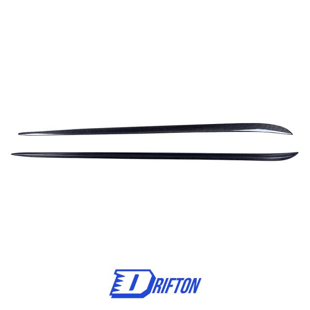 OEM Style Carbon Fiber Side Skirt Trim For Alfa Romeo Giulia Quadrifoglio 2016-2023