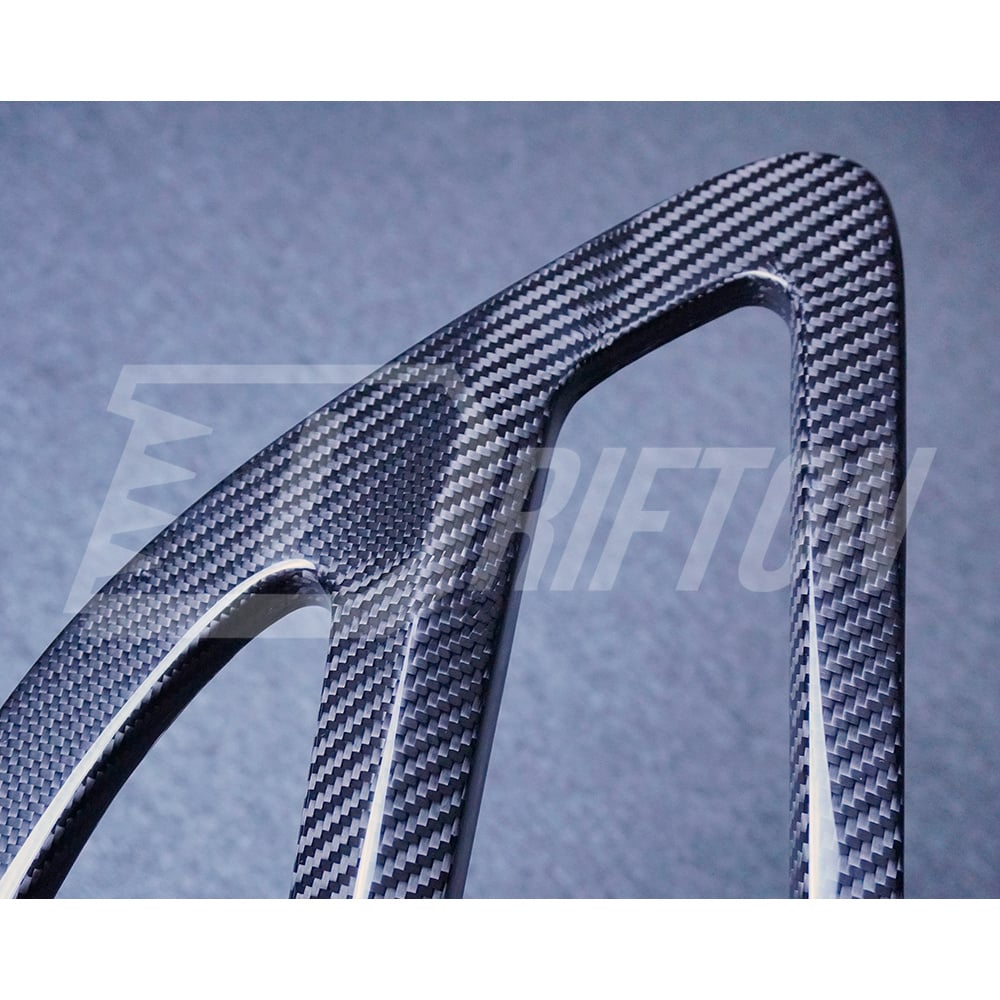 Aria Style Dry Carbon Fiber Hood Vents Trim For Maserati MC20