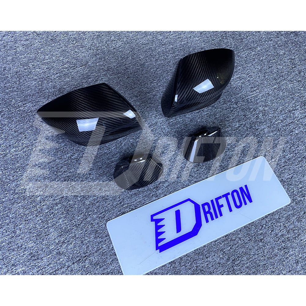 Dry Carbon Fiber Mirror Cap Replacement For Nissan R35 GTR 2008-2024