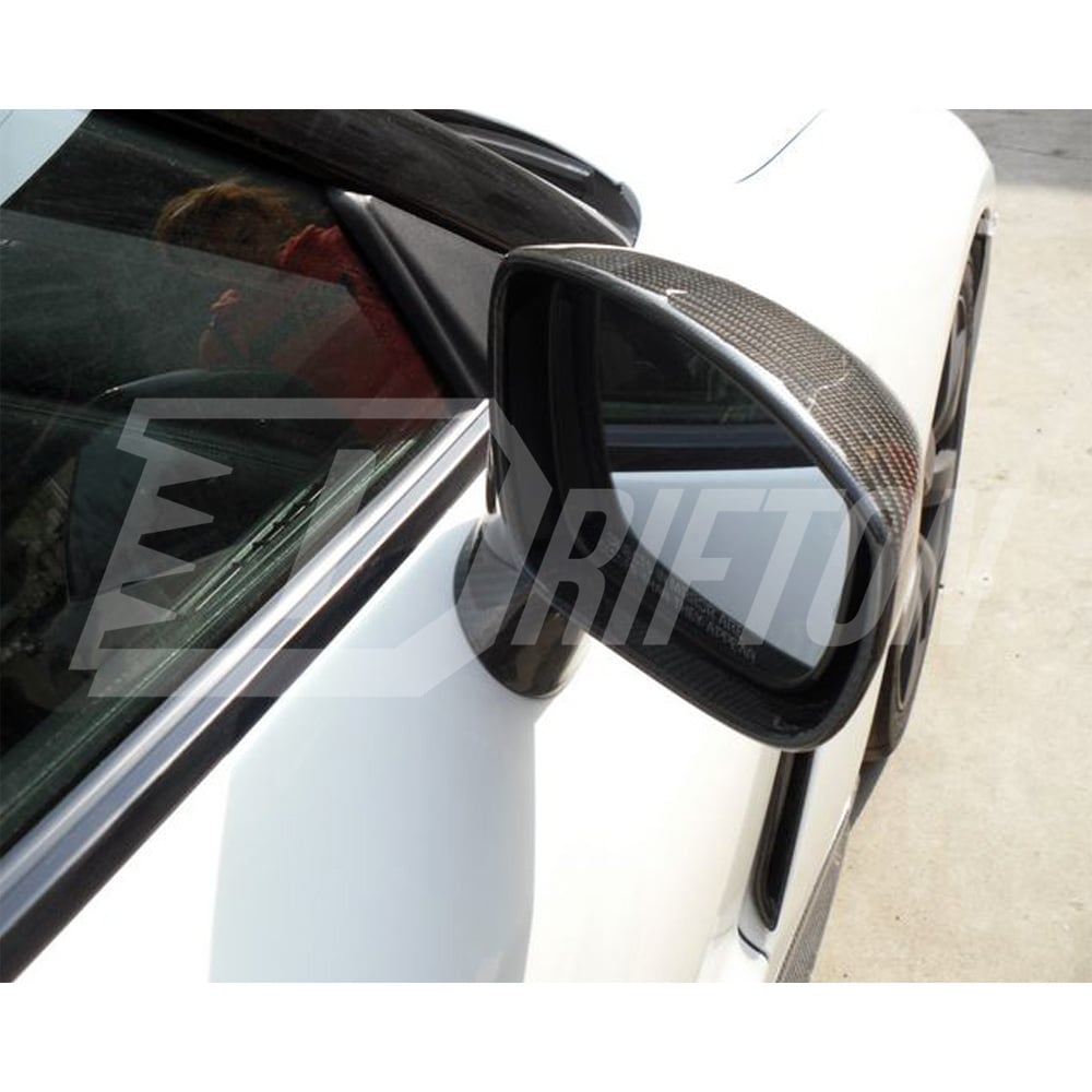 Dry Carbon Fiber Mirror Cap Replacement For Nissan R35 GTR 2008-2024