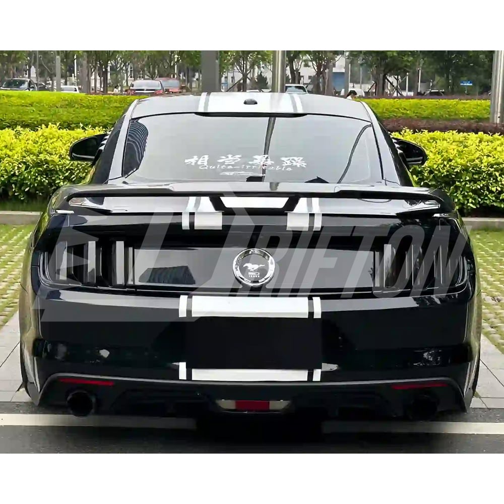 GT350 Style Carbon Fiber GT Spoiler For Ford Mustang 2015-2017