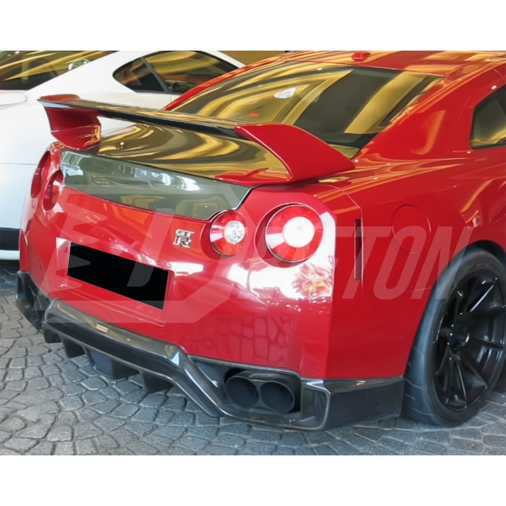 Tommy Kaira Style Carbon Fiber Rear Diffuser For Nissan R35 GTR 2012-2016
