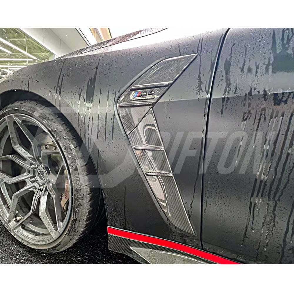 CSL Style Dry Carbon Fiber Fender Trim For BMW G82 G83 M4 2020-2024