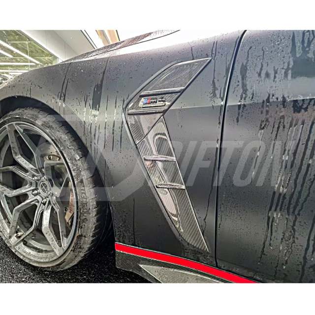 CSL Style Dry Carbon Fiber Fender Trim For BMW G82 G83 M4 2020-2024