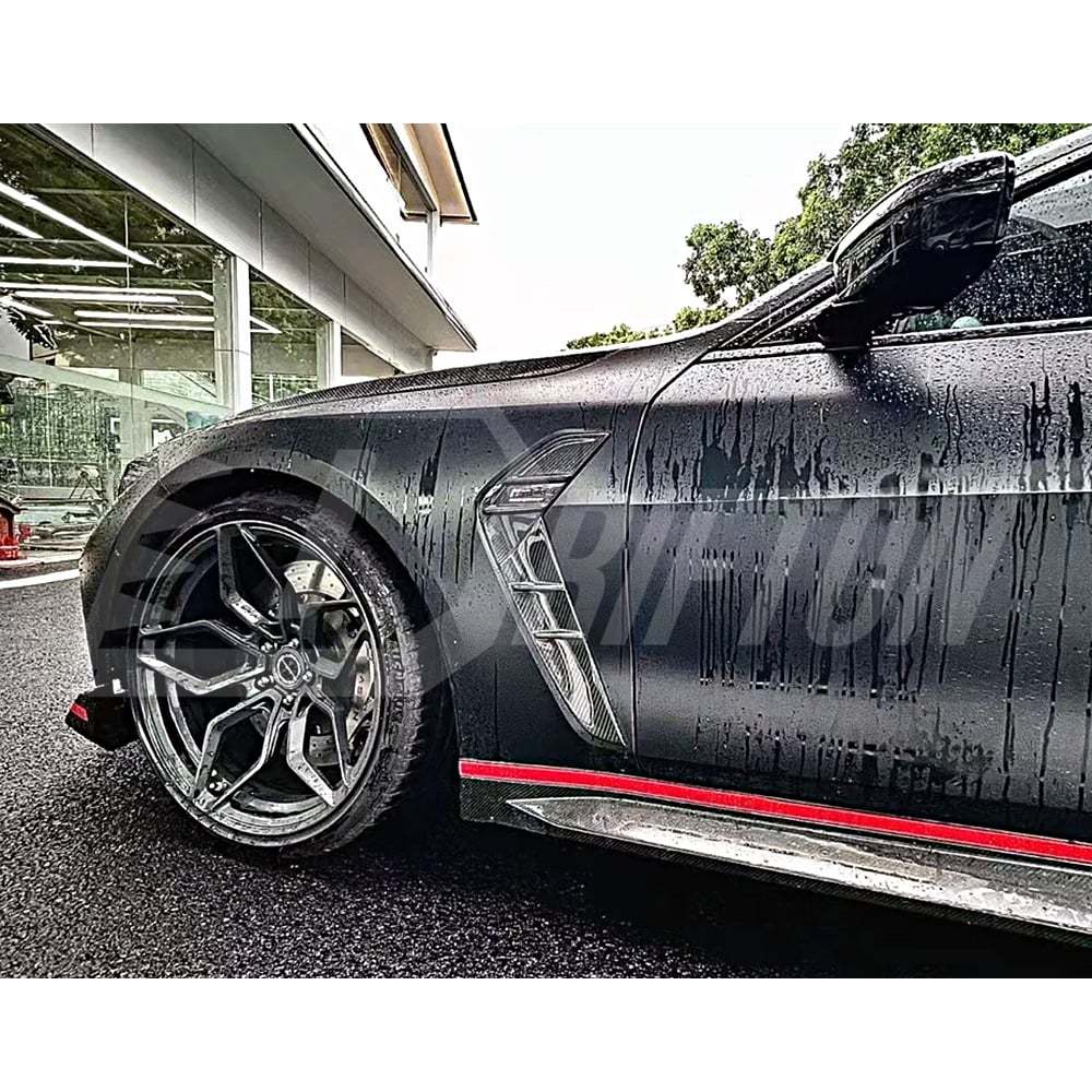 CSL Style Dry Carbon Fiber Fender Trim For BMW G82 G83 M4 2020-2024