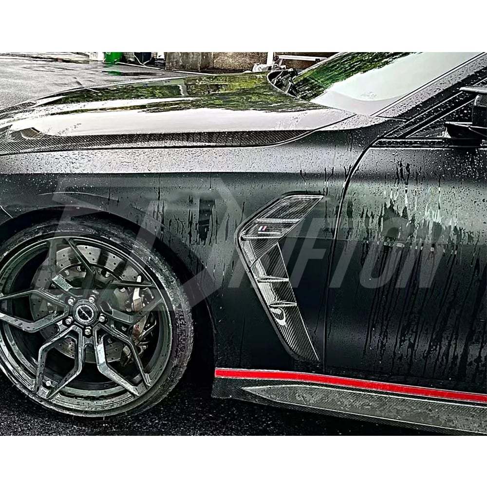 CSL Style Dry Carbon Fiber Fender Trim For BMW G82 G83 M4 2020-2024