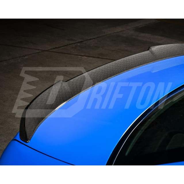CS Style Carbon Fiber Rear Spoiler Trunk Wing For BMW F87 M2 M2C 2016-2019