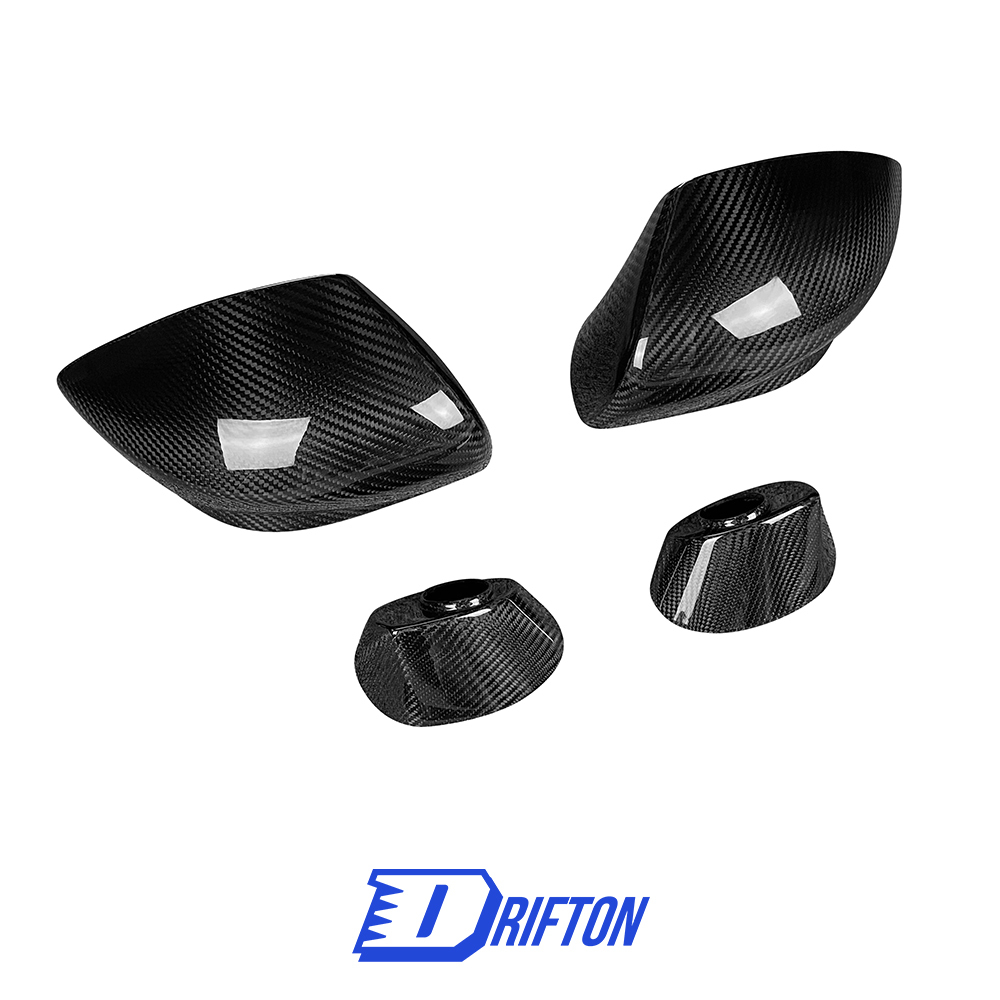 Dry Carbon Fiber Mirror Cap Replacement For Nissan R35 GTR 2008-2026
