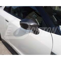Dry Carbon Fiber Mirror Cap Replacement For Nissan R35 GTR 2008-2026