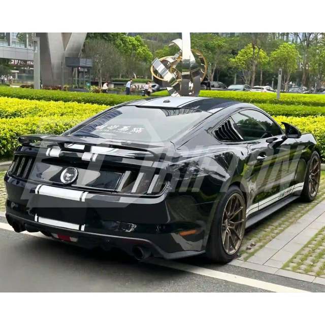 GT350 Style Carbon Fiber Rear Spoiler Wing For Ford Mustang Gen6 S550.1 S550.2 2015-2023