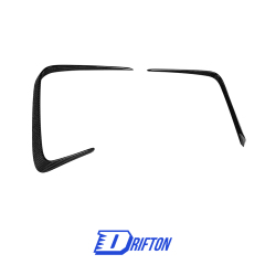 Paktechz Style Dry Carbon Fiber Rear Side Vent Trim For BMW M8 F91 F92 2020-2024
