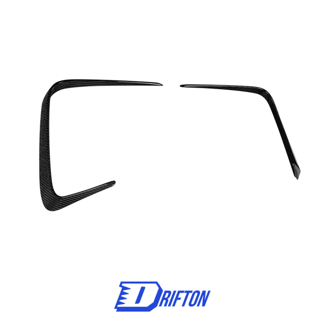 Paktechz Style Dry Carbon Fiber Rear Side Vent Trim For BMW M8 F91 F92 2020-2024