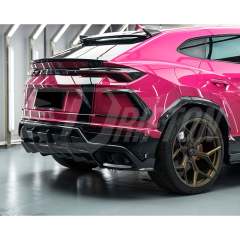 TopCar Style Dry Carbon Fiber Wheel Trims For Lamborghini URUS