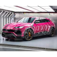 TopCar Style Dry Carbon Fiber Wheel Trims For Lamborghini URUS
