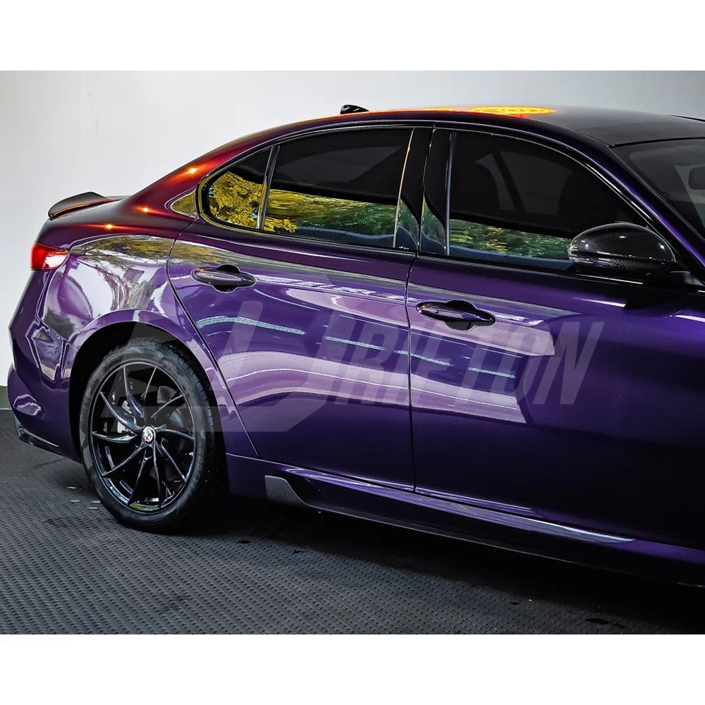 GTAM Style Carbon Fiber Side Skirt For Alfa Romeo Giulia 2016-2023