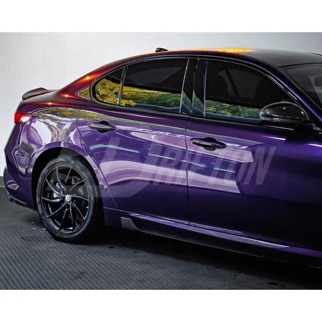 GTAM Style Carbon Fiber Side Skirt For Alfa Romeo Giulia 2016-2023