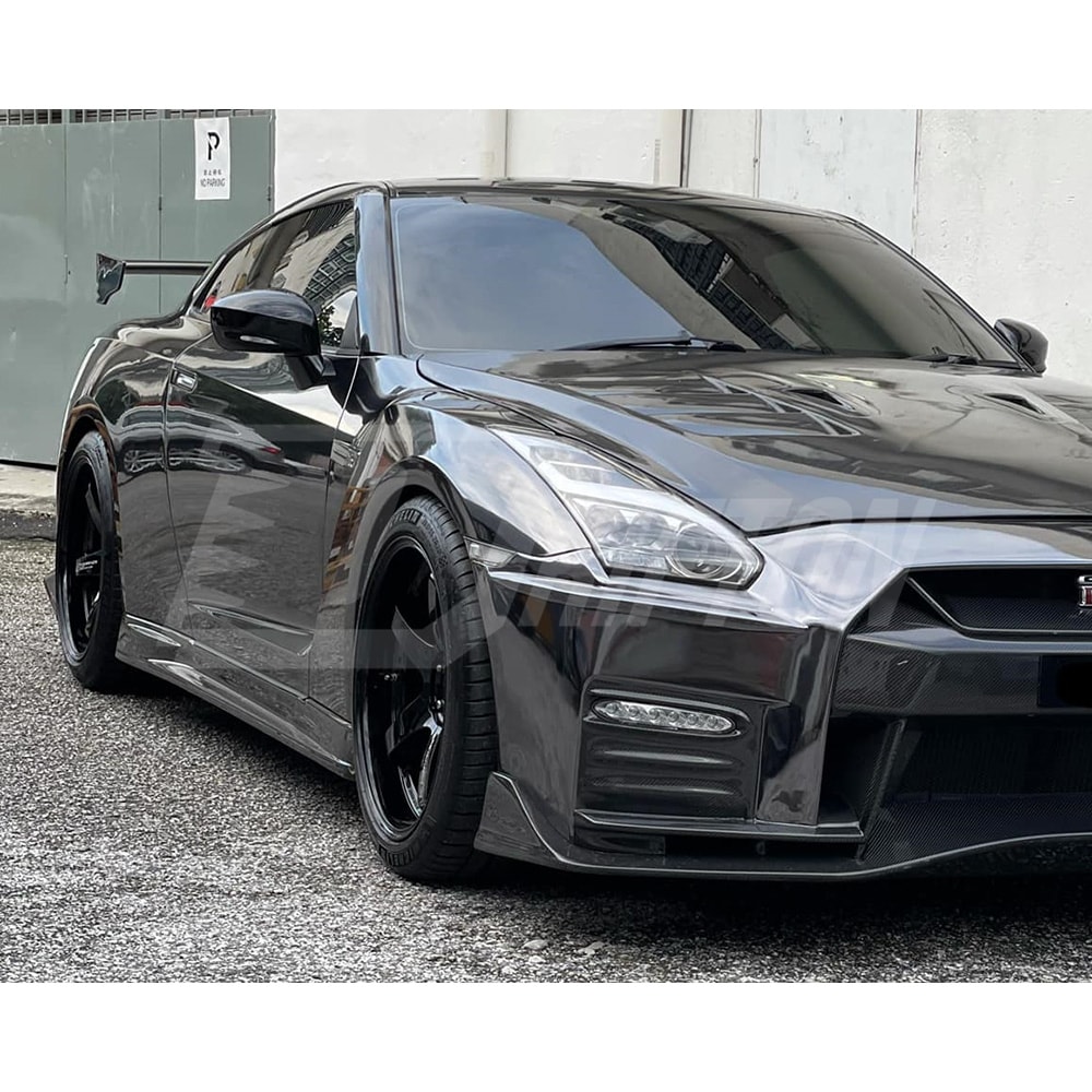 Nismo Style Carbon Fiber Side Skirt For Nissan R35 GTR 2008-2026