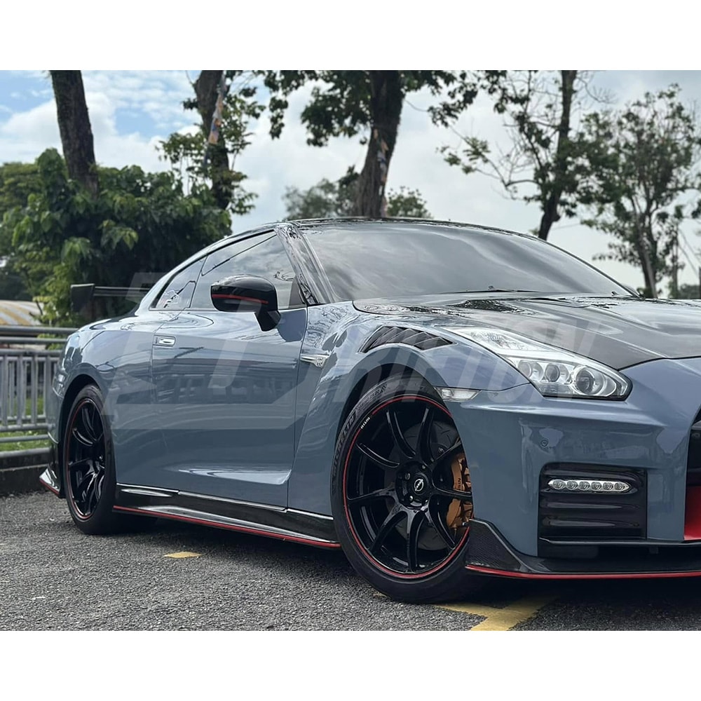 Nismo Style Carbon Fiber Side Skirt For Nissan R35 GTR 2008-2026