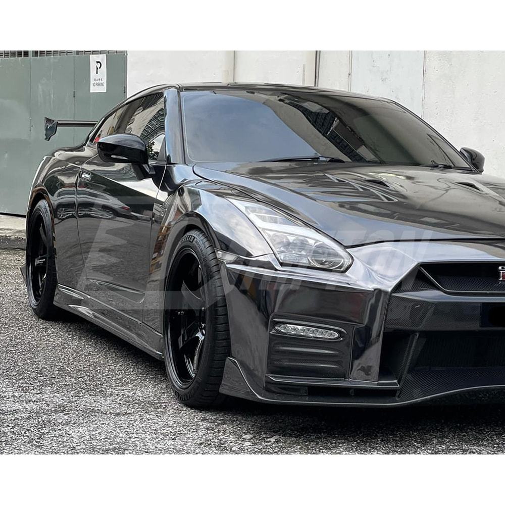Nismo Style Carbon Fiber Side Skirt For Nissan R35 GTR 2008-2026