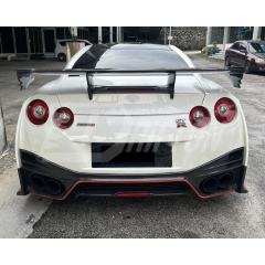 Nismo Style Partial Carbon Fiber Rear Bumper For Nissan R35 GTR 2008-2023