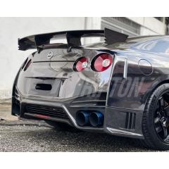 Nismo Style Partial Carbon Fiber Rear Bumper For Nissan R35 GTR 2008-2023