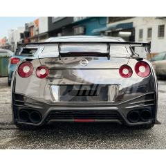 Nismo Style Partial Carbon Fiber Rear Bumper For Nissan R35 GTR 2008-2023