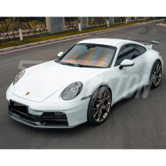OEM Style Dry Carbon Fiber Front Bumper Side Vents Grille Trim For Porsche 911 Carrera 992.2 2024-On