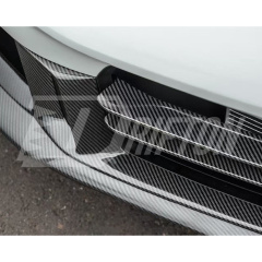 OEM Style Dry Carbon Fiber Front Bumper Side Vents Grille Trim For Porsche 911 Carrera 992.2 2024-On