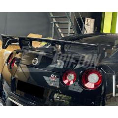 TopSecret Style Carbon Fiebr Rear Spoiler GT Wing For Nissan R35 GTR 2008-2026