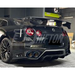 TopSecret Style Carbon Fiebr Rear Spoiler GT Wing For Nissan R35 GTR 2008-2026
