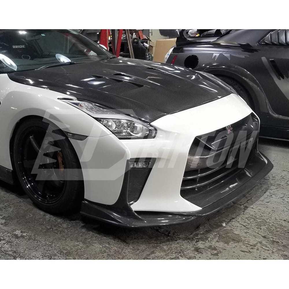 TopSecret Style Carbon Fiber Hood For Nissan R35 GTR 2017-2026