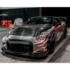TopSecret Style Carbon Fiber Hood For Nissan R35 GTR 2017-2026