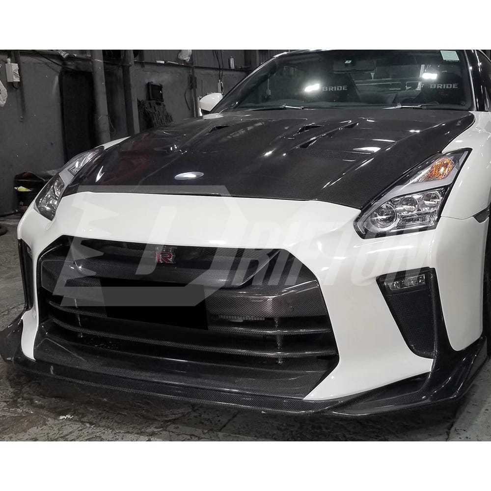 TopSecret Style Carbon Fiber Hood For Nissan R35 GTR 2017-2026