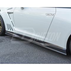 Top Secret Style Carbon Fiber Side Skirt For Nissan R35 GTR 2008-2026