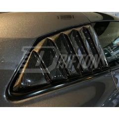 Top Secret Style Carbon Fiebr Side Window Louver For Nissan R35 GTR 2008-2026